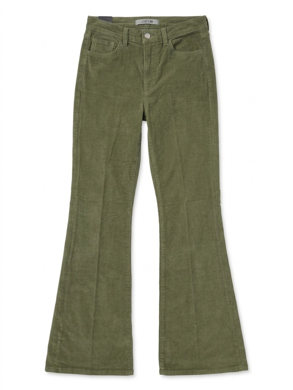NWT Joe's Jeans Olive Green Corduroy Flare Pants Size 27